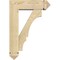 Ekena Millwork Balboa Arts and Crafts Rough Sawn Bracket w/ Offset Brace, Douglas Fir, 6"W x 18"D x 26"H BKT0604X18X26BOA03RDF - alternate 2